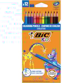 Buntstifte BIC Kids Ecolutions Evolution, 12 St., lang
