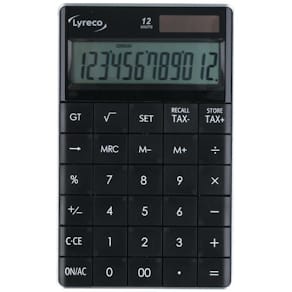Bordsräknare LYRECO 1589 12 siffror sva