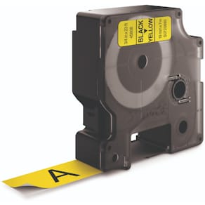 Schriftband DYMO D1, 19 mm x 7 m, schwarz/gelb