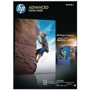 Fotopapper HP Q5456A A4 250g 25/FP