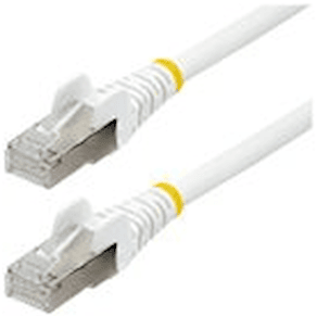 StarTech.com 3m CAT6a Ethernet Cable - White - Low Smoke Zero