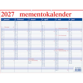 Plannings- en wandkalender Aurora Memento 20, Nederlandstalig,  2