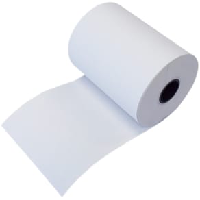 Thermorolle Q-CONNECT, 80/80/12 mm, weiß, 5 Stück