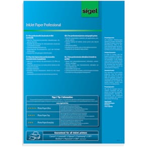 Inkjet-Papier Sigel, A3, 100 Blatt