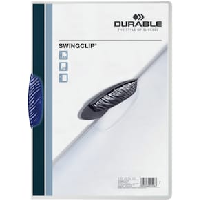 Klemmmappe Durable Swingclip, A4, dunkelblau