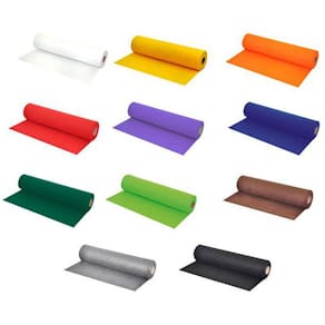 Dekorationsfilt Blå, 0,45 x 5m