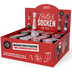 Socken FÜR DICH Weihnachts-Zaubersocken, Gr. 41–46, sortiert