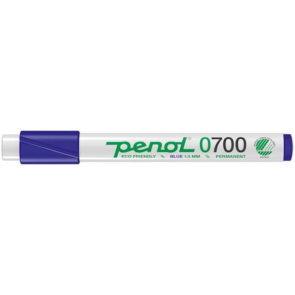 Merkepenn PENOL 700 ECO rund blå 10st