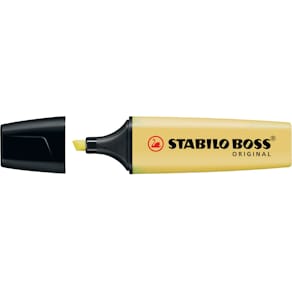 Textmarker STABILO BOSS ORIGINAL Pastel, pudriges Gelb