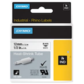 Tape Rhino 12mmx1,5m shrink tube bl/whi
