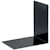 Boekensteun Maul, metaal, 24x16x24 cm, zwart, set van 2 stuks
