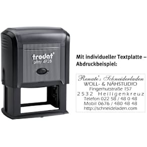 Stempel trodat Printy 4928 mit Stempelplatte, 60 x 33 mm