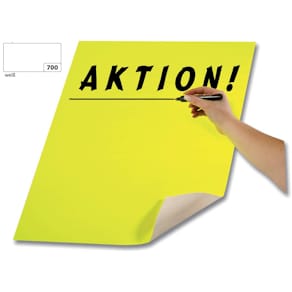 Plakatkarton Folia, 48x68 cm, weiß, 380 g/m²
