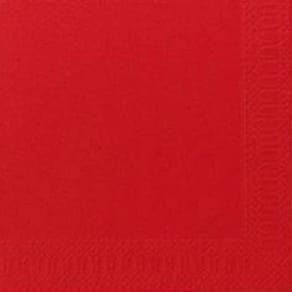 Frokostserviet Duni Ecoecho, 3-lags, rød 33x33 cm, 1000 stk
