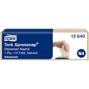 Servett för TORK Xpressnap Advanced N4, natur, 1125/FP