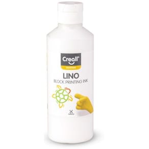 Tryckfärg Lino CREALL 250ml vit