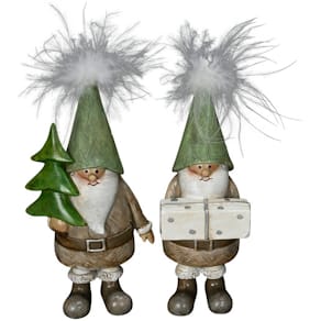 Weihnachtsfigur Noname Weihnachtsmann, grün-braun sortiert
