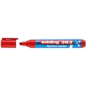 Flipchartmarker edding 383, rot, 1-5 mm