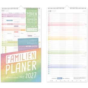 Familienplaner HÄFFT Rainbow, 2027