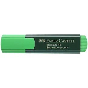 Överstrykningspenna FABER-CASTELL Textliner 48 Grön, 10st