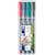 OHP-marker Staedtler Lumocolor 317, permanent, 1,0 mm, box van 4