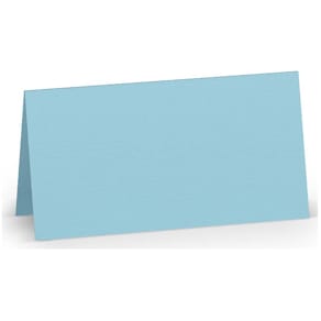 Tischkarte Rössler Paperado, 10 x 10 cm, aqua