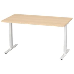 Bord höj/sänk Basic 1400x800 björk/vit