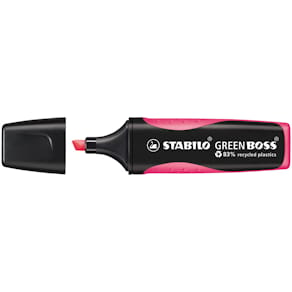 Överstrykningspenna Green BOSS rosa