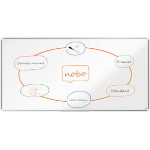 Whiteboard Premium Plus Emalj 180x90 cm
