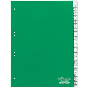 Register Durable 1-31, grün