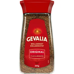 Kaffe GEVALIA snabbkaffe burk 200g