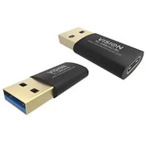 VISION Professional installation-grade USB-C to USB-A adapter