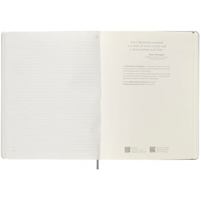 Smart Anteckningsbok Hard Linjerad XL Svart