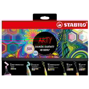 Kreativset STABILO ARTY Creative Set, 50-tlg., Pastell, sortiert