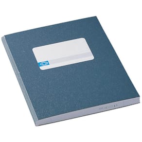 Notitieboek Atlanta by Jalema breedkwarto, 192 bladzijden, blauw