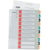Tabbladen Leitz Cosy, ft A4 maxi, 11-gaatsperforatie, PP