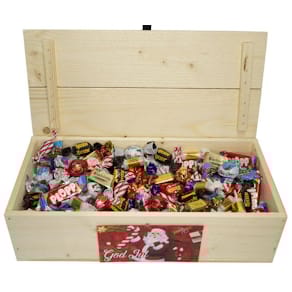 Godis Julbordslåda inslaget mix 2kg