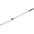Teleskopstiel Aluminium, silber, 0,80–1,45 m