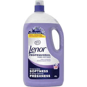 Wasverzachter Lenor Professional, paarse bloem, fles van 4 l