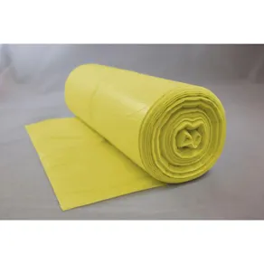 Plastsäck Riskavfall 125L 70my gul 10/rl