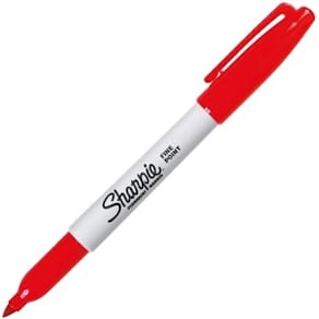 Marker Sharpie Fine 1,0mm rød