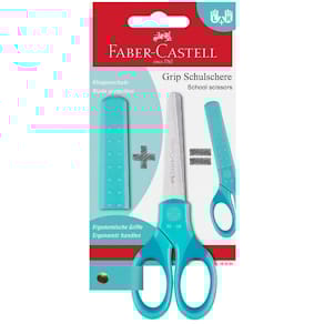 Schulschere Faber-Castell Grip, türkis