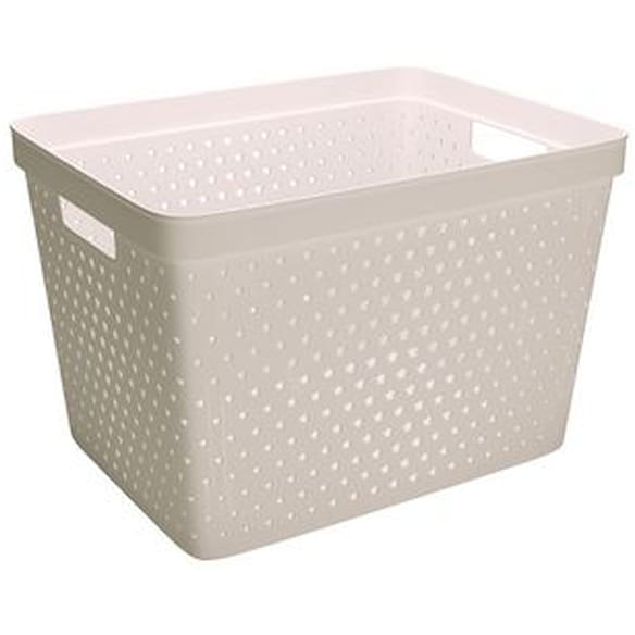 Oppbevaringskurv Star 19L beige