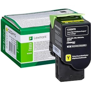 Lasertoner Lexmark Return, gelb