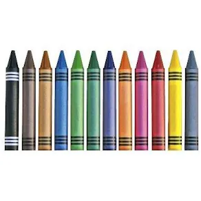 Vaxkrita Jumbo, 12 färger