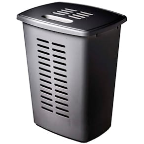 Tøjkurv SmartStore grå 60 L, med låg, 380x490x600 mm