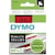 Tape Dymo D1, 19 mm, zwart op rood