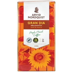 Kaffe ARVID N Gran Dia filtermalt 500g
