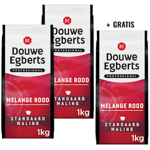 Gemalen koffie Douwe Egberts Melange Rood, standaard, pak 1 kg