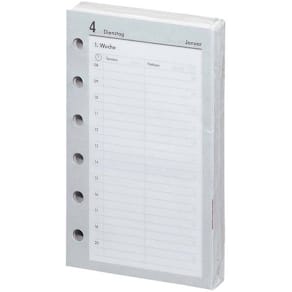 Kalendereinlage BSB A7 Ersatzkalendarium 2026, 1 Tag/Seite, 6-f. 